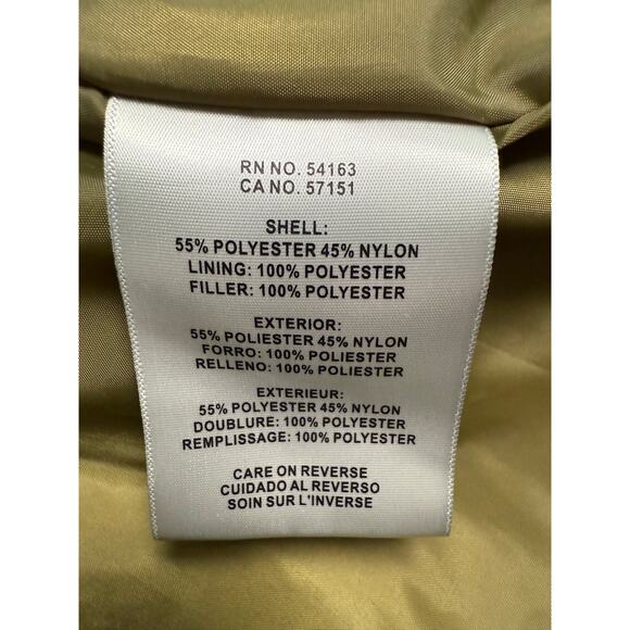 LEVIS Quilted Shacket Jacket Military Olive Womens Size MEDIUM - Picture 11 of 13